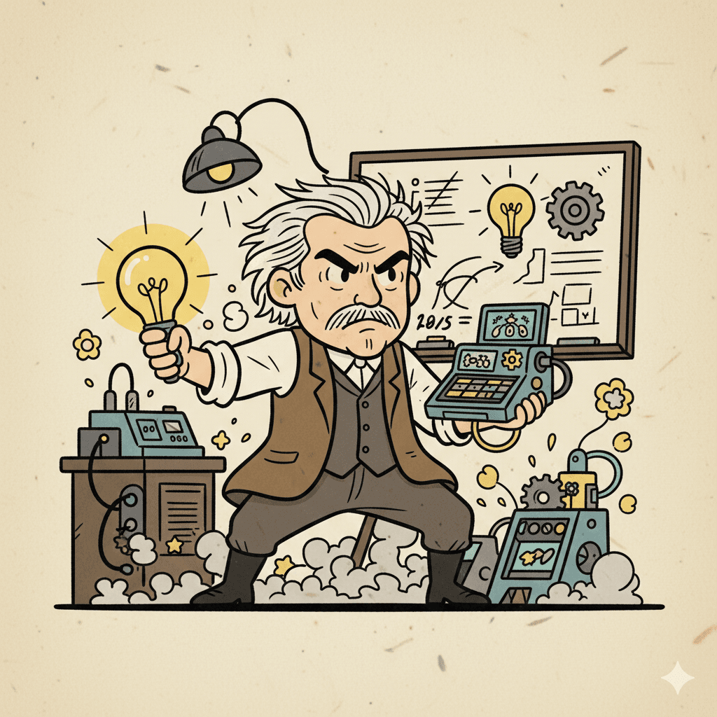 発明界のプロデューサー（エジソン）