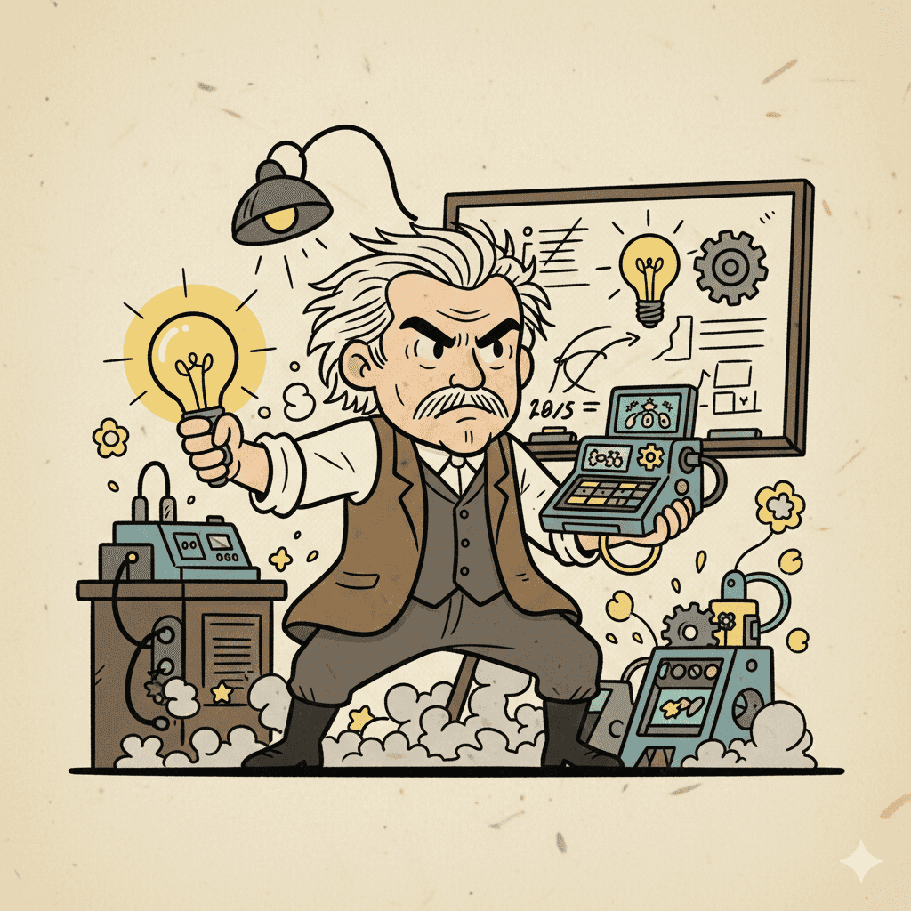 発明界のプロデューサー（エジソン）